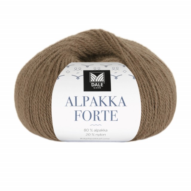 742 Alpakka Forte - Nøttebrun