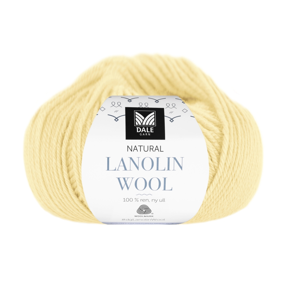 1463 Lanolin Wool - Lys gul